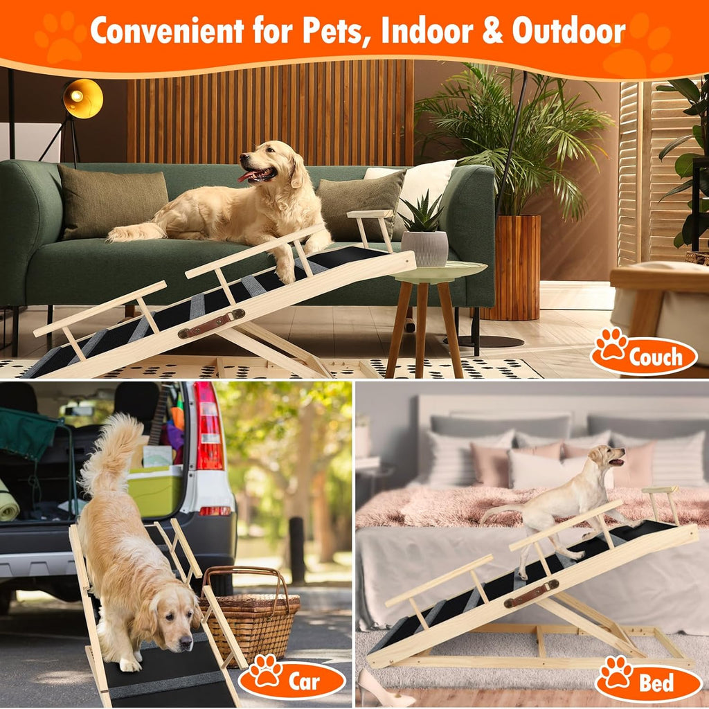 46.5" Adjustable Folding Pet Ramp I424974
