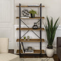 Dark Walnut Wood Storage Cabinet W89770