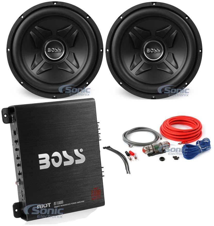 12x22 2000W Car Audio Power Subwoofer Subwoofer with Mono Amplifier and Amp Kit R78915