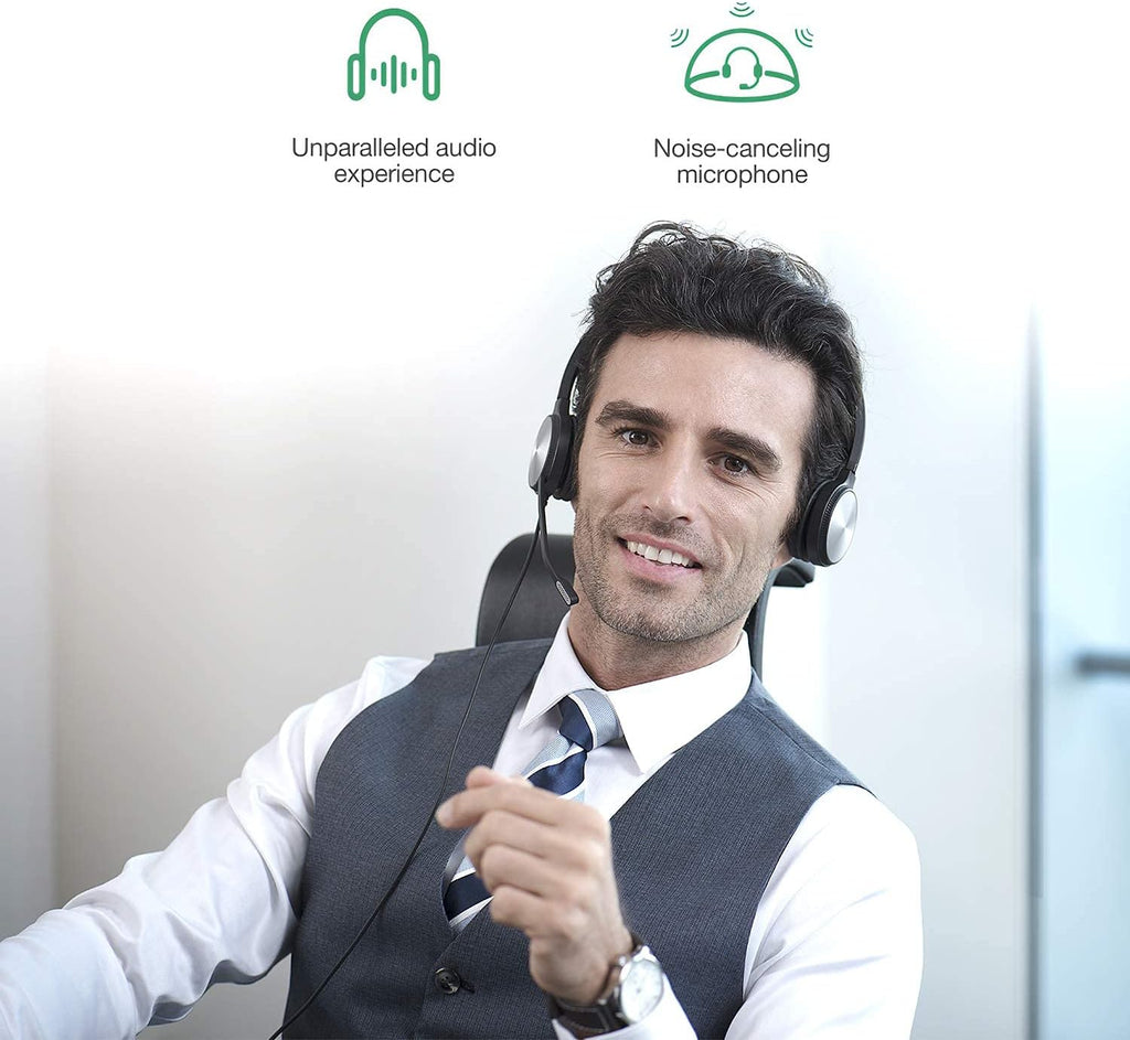 UH36-DUAL Noise Cancelling USB Wired Headset with Mic J209522