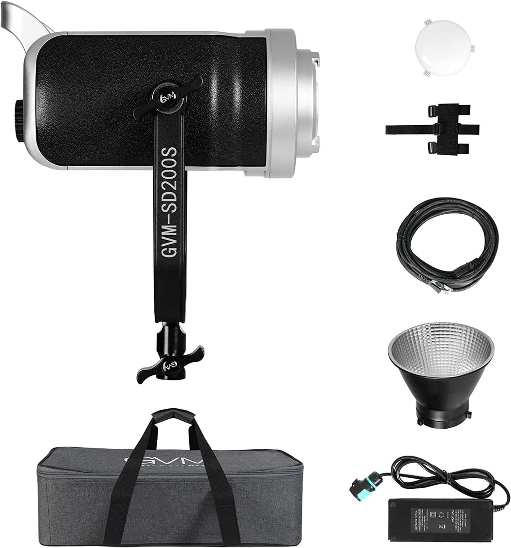 200W 5600K LED Video Light with DMX/Bluetooth App Control G6551