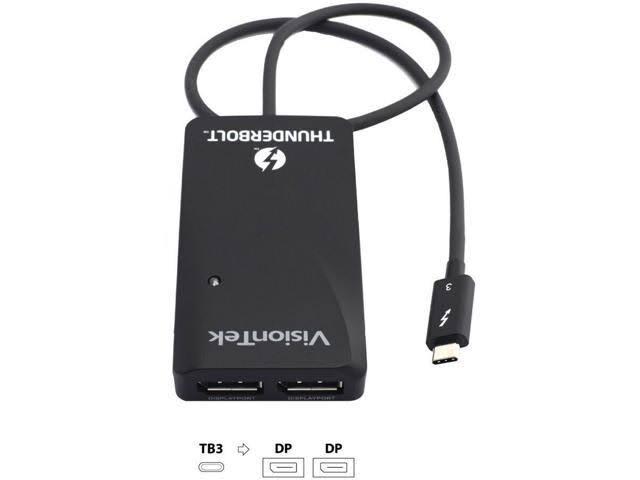 Thunderbolt 3 to Dual DisplayPort Active Adapter M50572