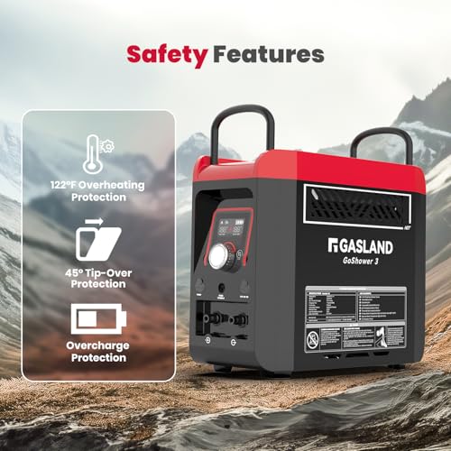 1lb Propane Portable Water Heater with Pump U299924