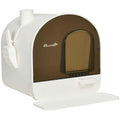 Covered Cat Litter Box with Tray P215