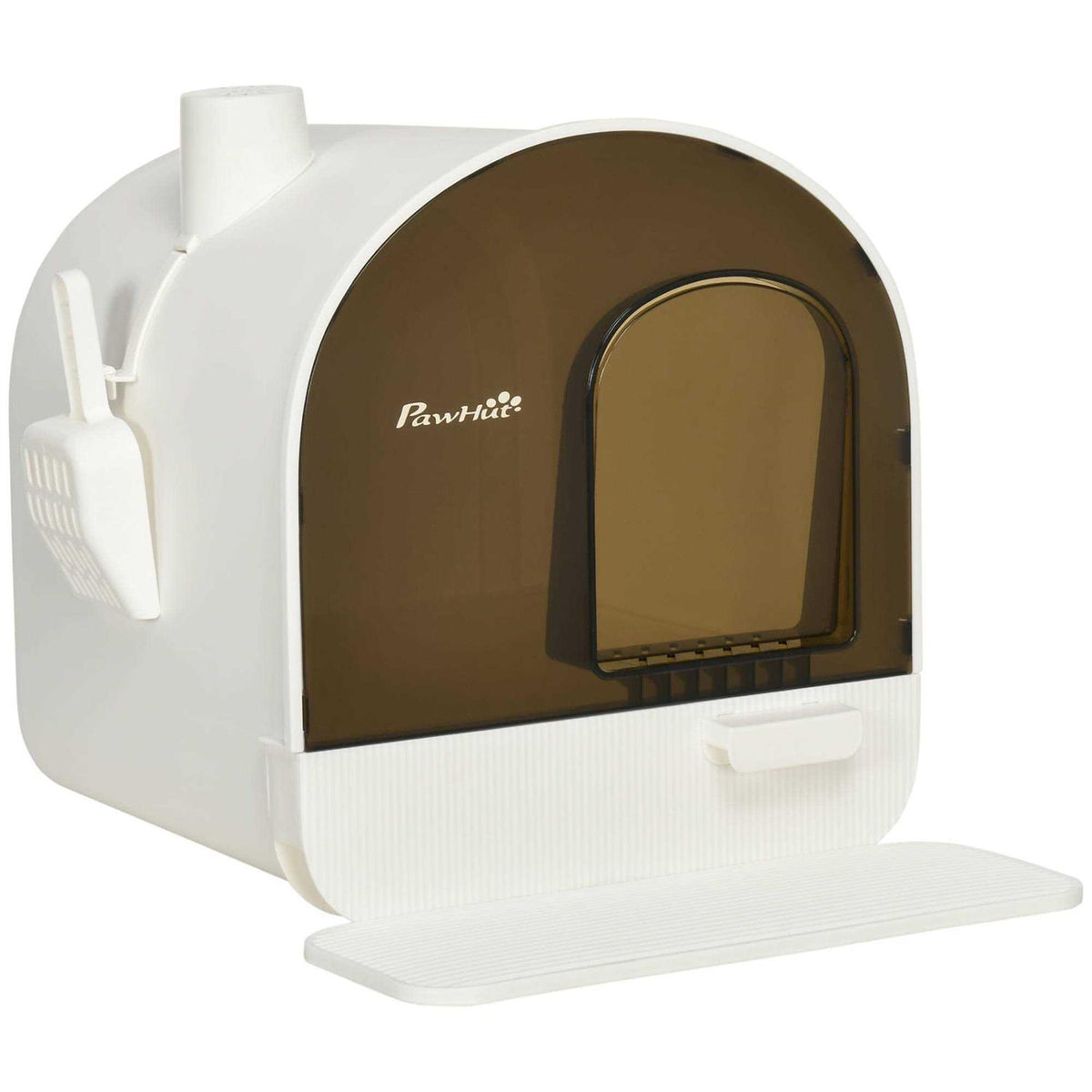 Covered Cat Litter Box with Tray P215