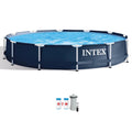 Metal Frame Above Ground Swimming Pool with Pump J960