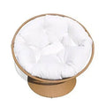 Wide Polyester Swivel Papasan Chair G179