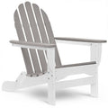 White/Light Gray Static Adirondack Chair K6291
