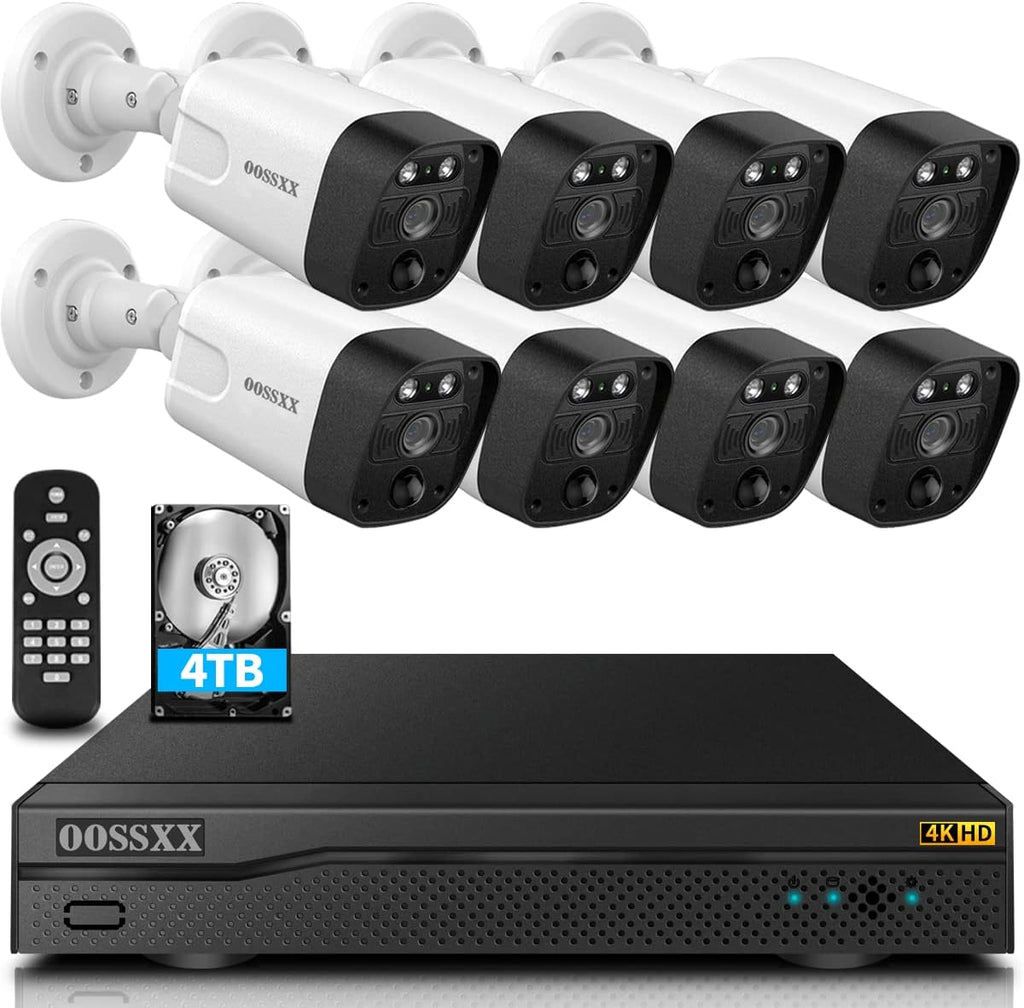 4K 8.0 Megapixel 130° Ultra Wide-Angle 2-Way Audio PoE Outdoor Security Camera C3490