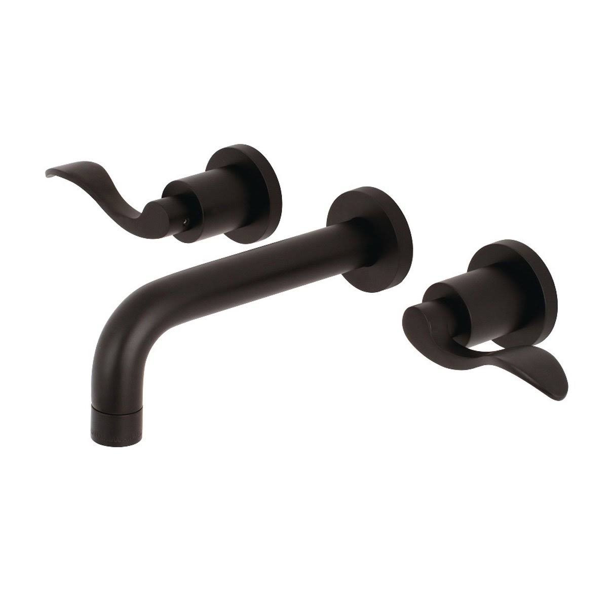 Polished Nickel Wall Mount Bathroom Faucet S545