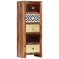 Solid Sheesham Wood Side Cabinet I379301