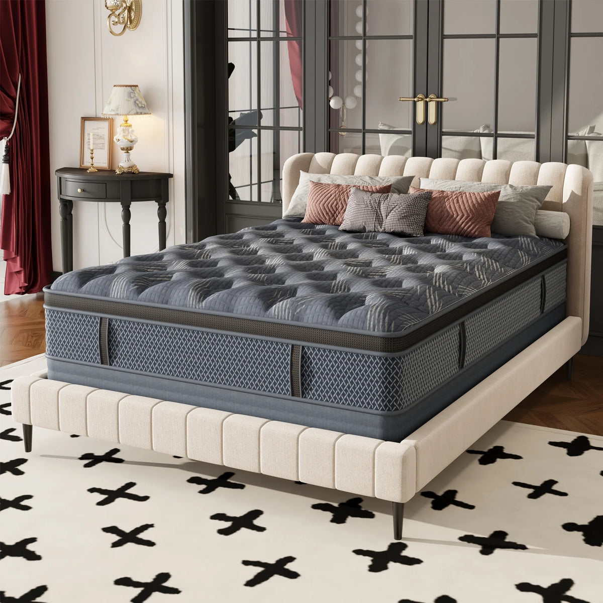 10 CertiPUR-US Certified Memory Foam Pocket Spring Hybrid Mattress N19187