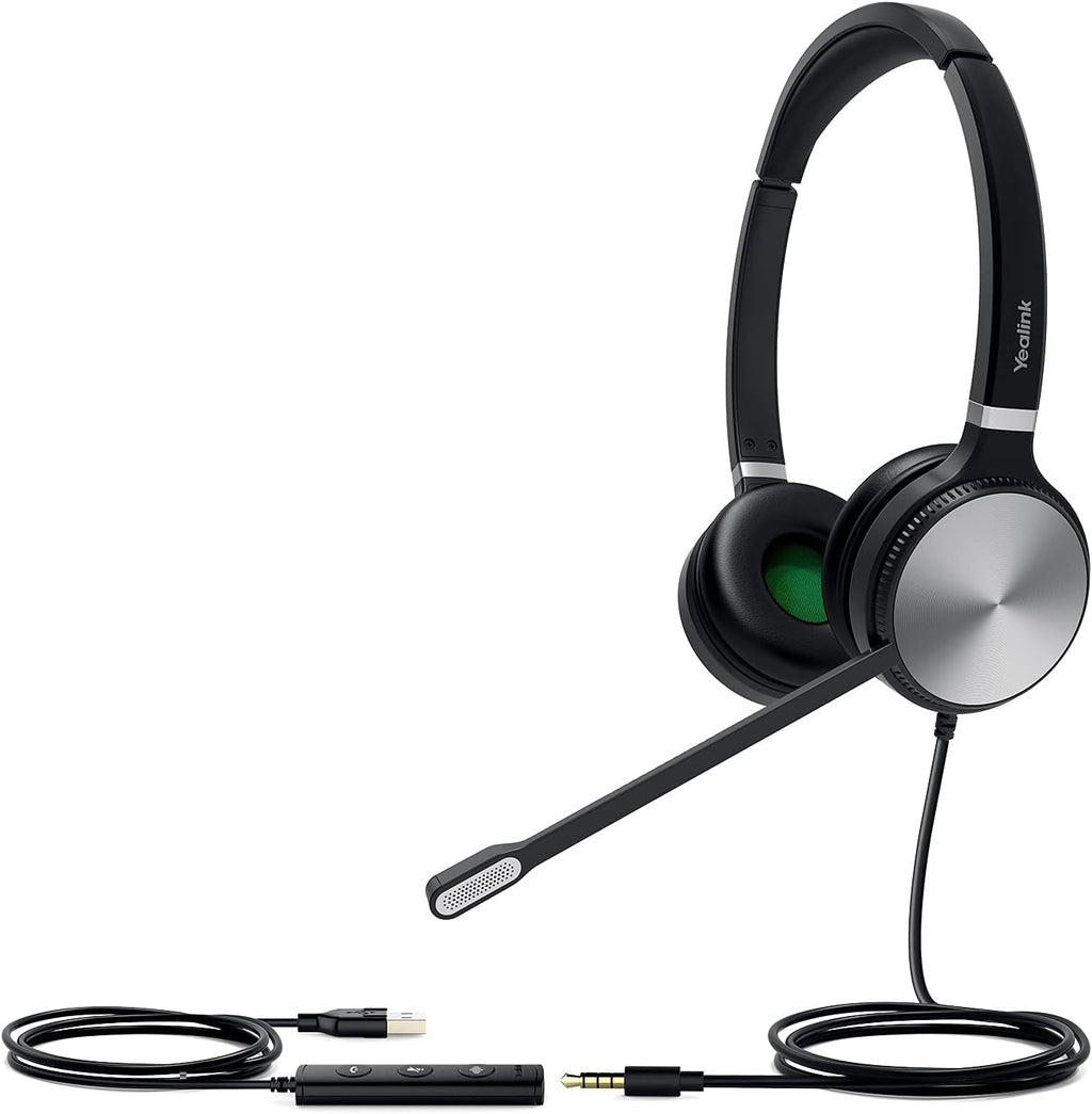 UH36-DUAL Noise Cancelling USB Wired Headset with Mic J209522