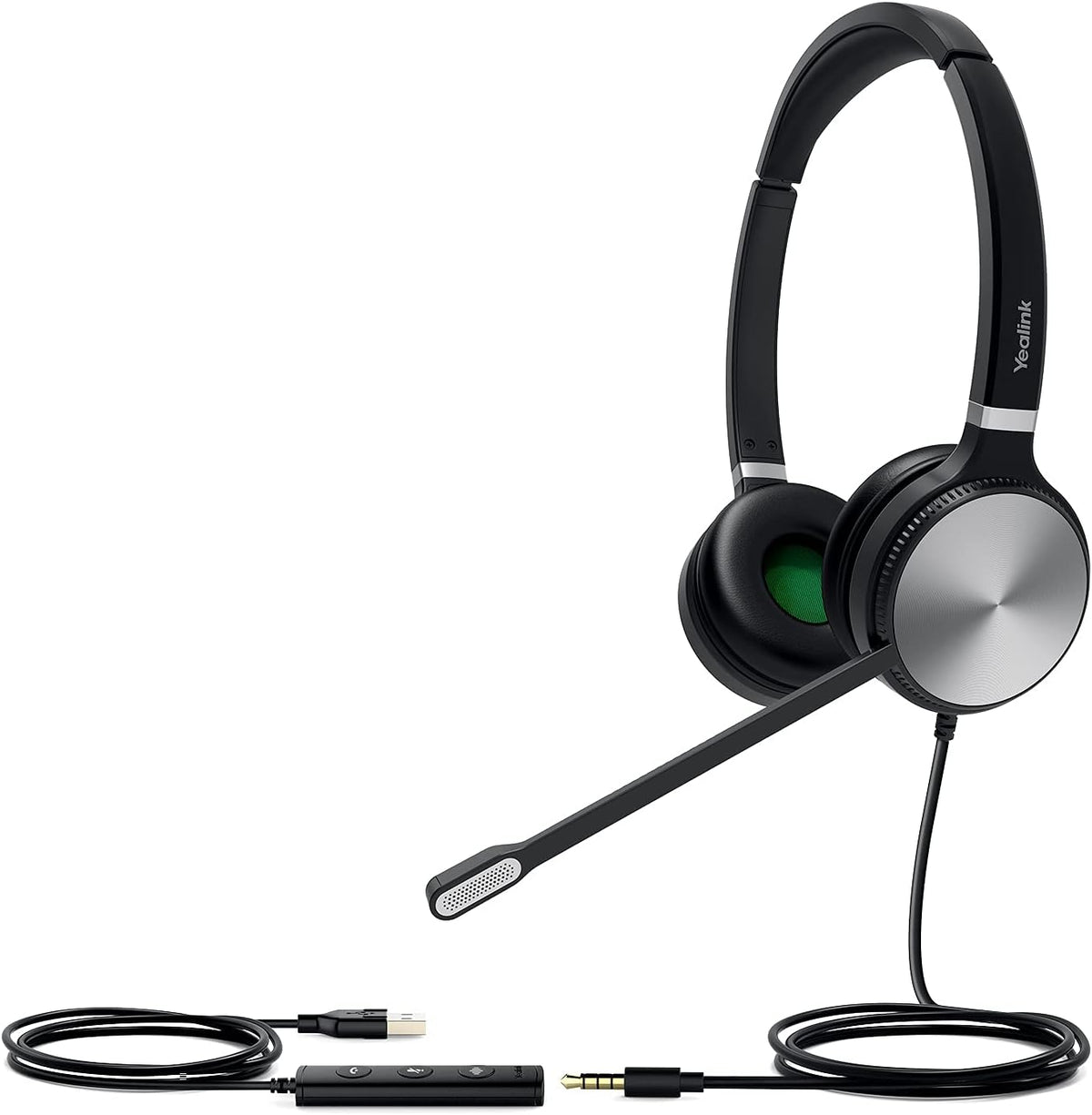 UH36-DUAL Noise Cancelling USB Wired Headset with Mic J209522