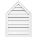 Peaked Top Surface Mount PVC Gable Vent J200217
