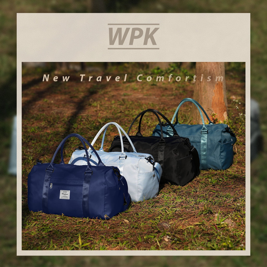 Waterproof Travel Duffel Bag with Shoes Compartment and Wet Pocket A479