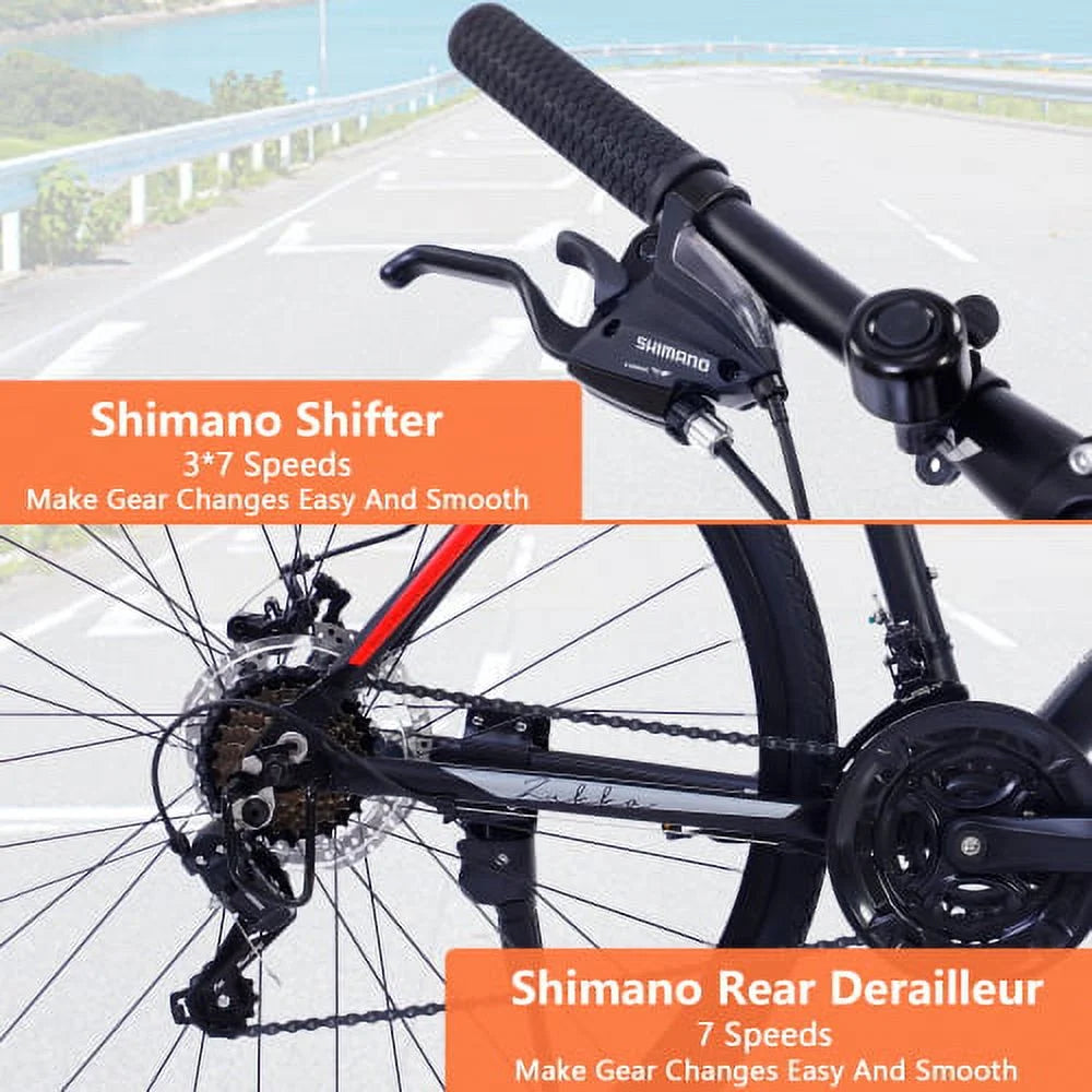 21 Speed Hybrid Bike Disc Brake 700 C Road Bike Z41205