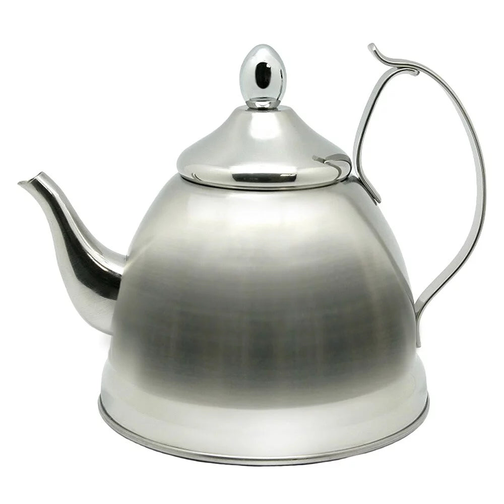 1.0 Quart Stainless Steel Tea Kettle with Infuser Basket H261218