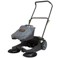 25.6" Manual Walk-behind Floor Sweeper with 5-Gallon Waste Container G6072