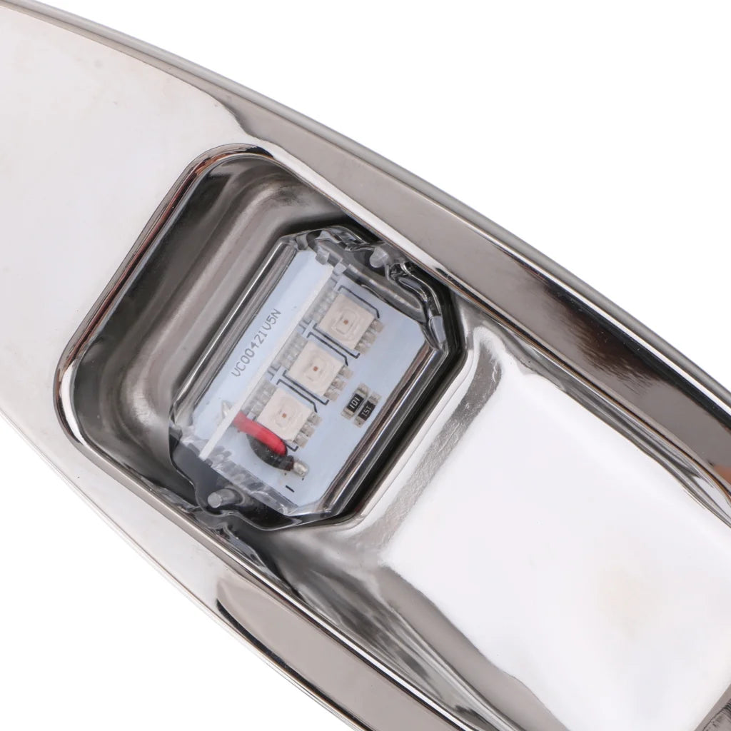 Pair of Marine Boat LED Side Tear Drop Lights Vertical Mount B1261