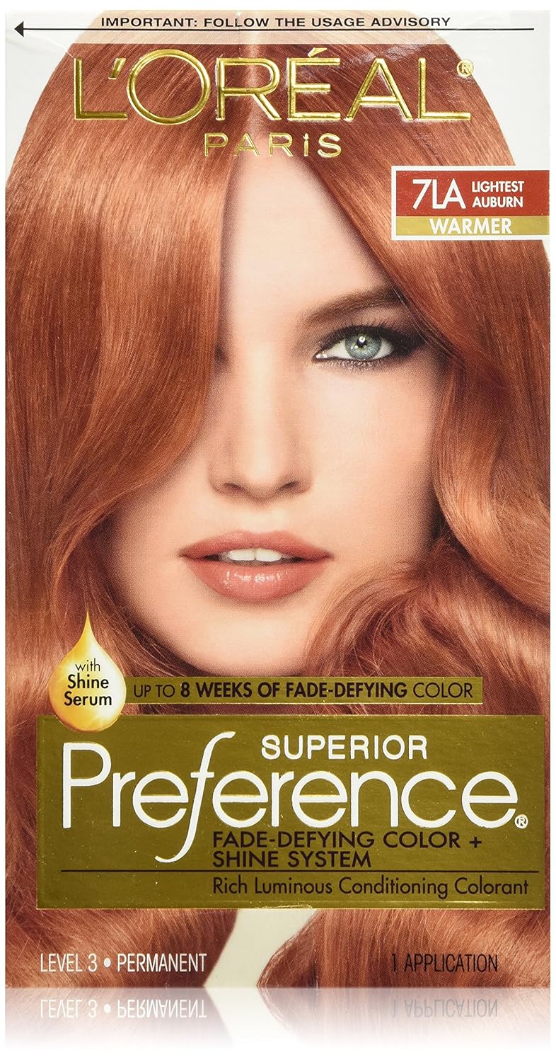 7LA Lightest Auburn Hair Color O9957