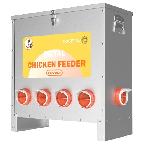 85lbs Metal Poultry Feeder (10-Port) X73136