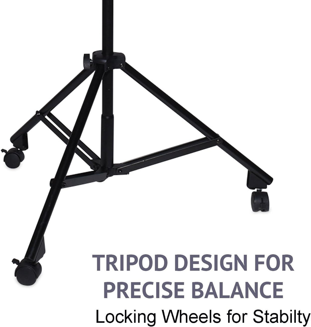 Heavy Duty Microphone Stand with Rolling Caster Wheels P543