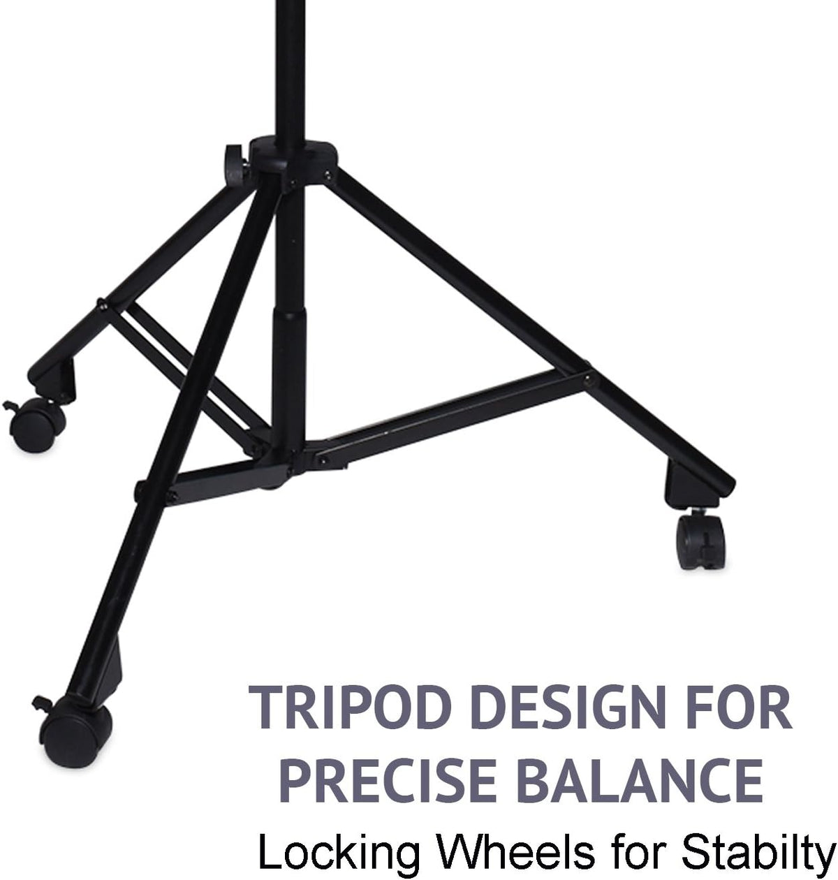 Heavy Duty Microphone Stand with Rolling Caster Wheels P543