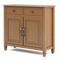Solid Wood Entryway Storage Cabinet C2596