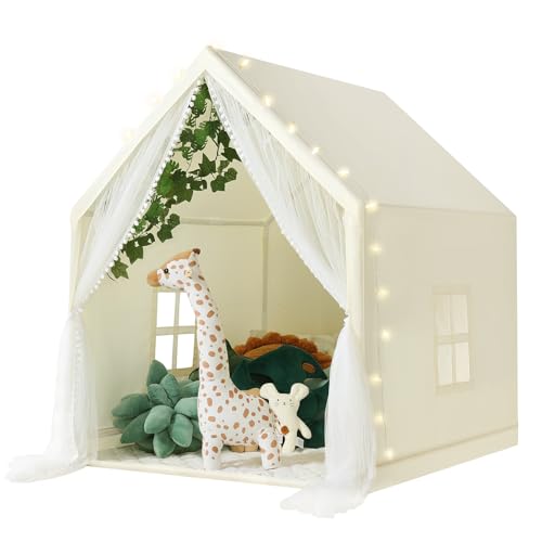 Pink Kid Tent with Mat and Star Lights K742