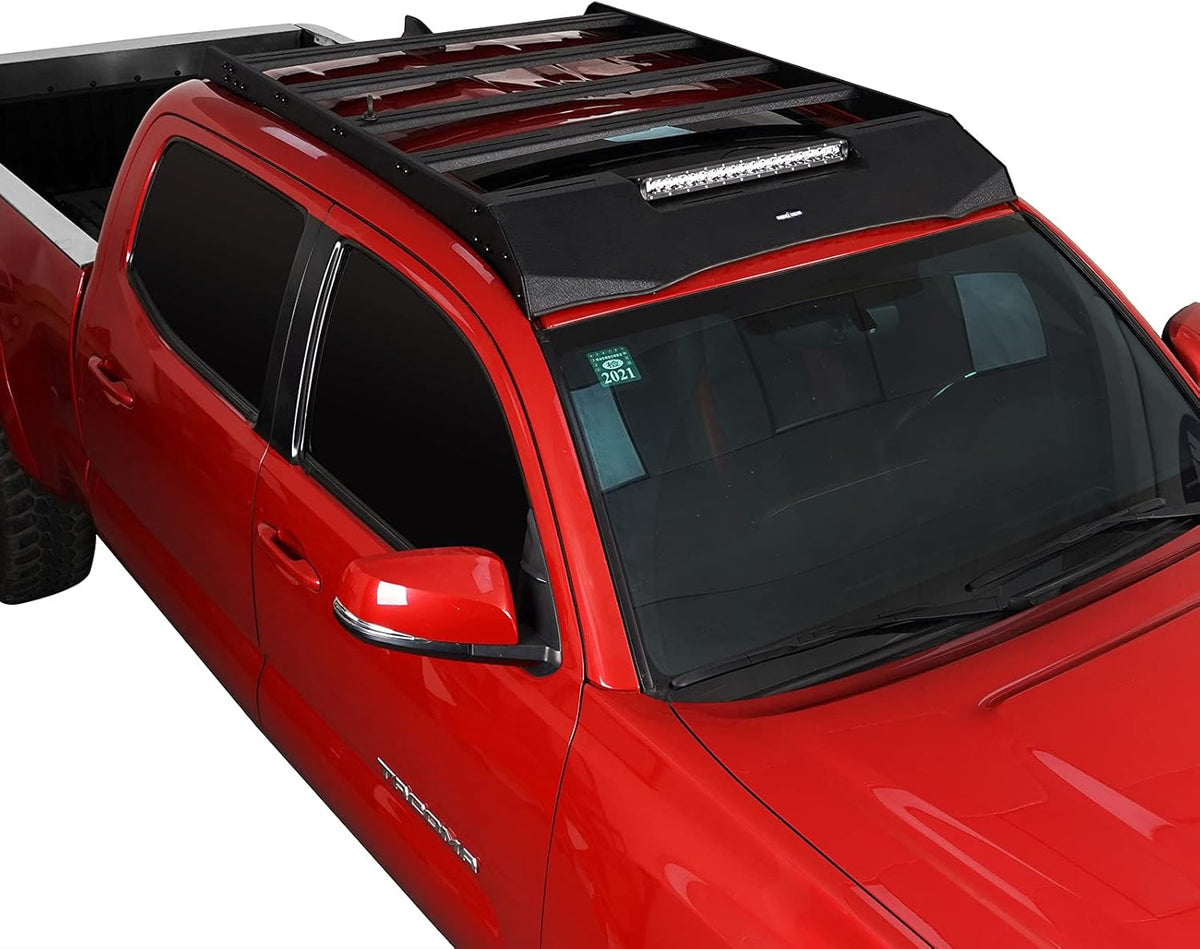 Roof Rack Basket Cargo Carrier with LED Light Bar I229