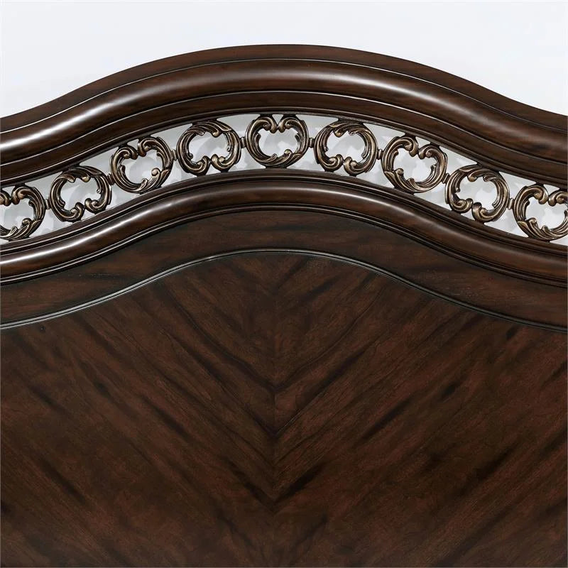 King Panel Bed in Espresso L466