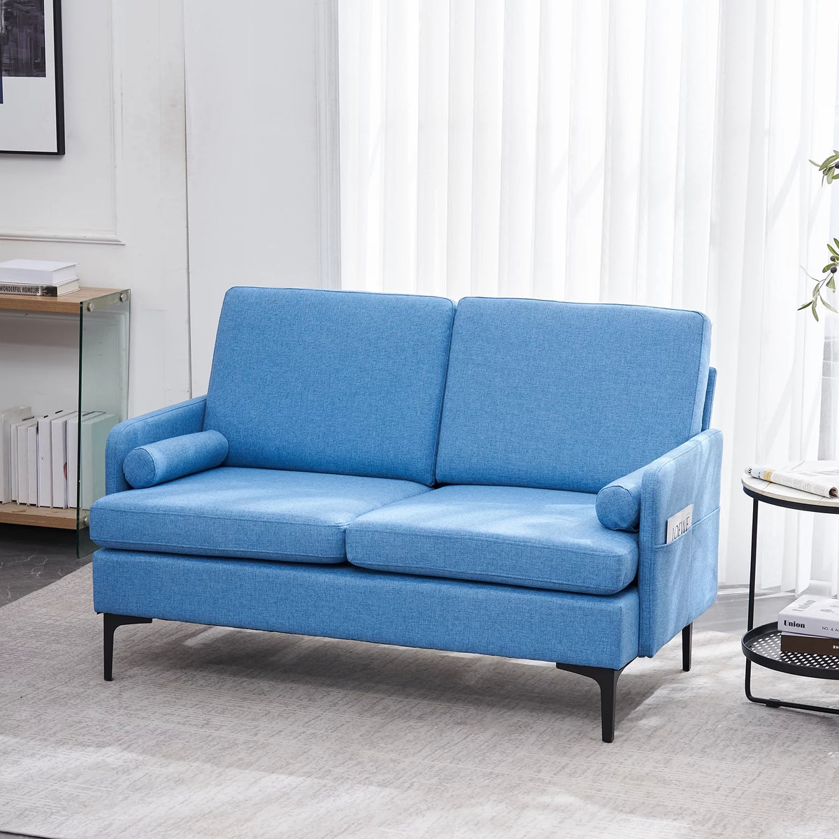 Mid-Century Modern Love Seat L126