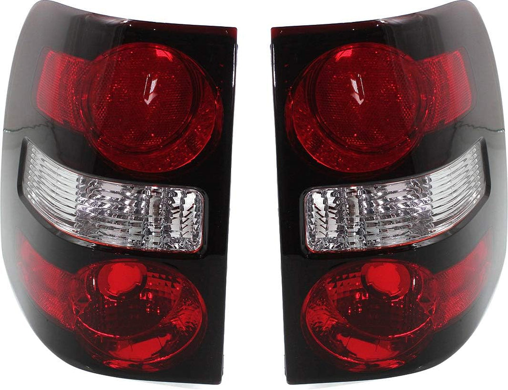Set of 2 Tail Light Lens and Housing V89633