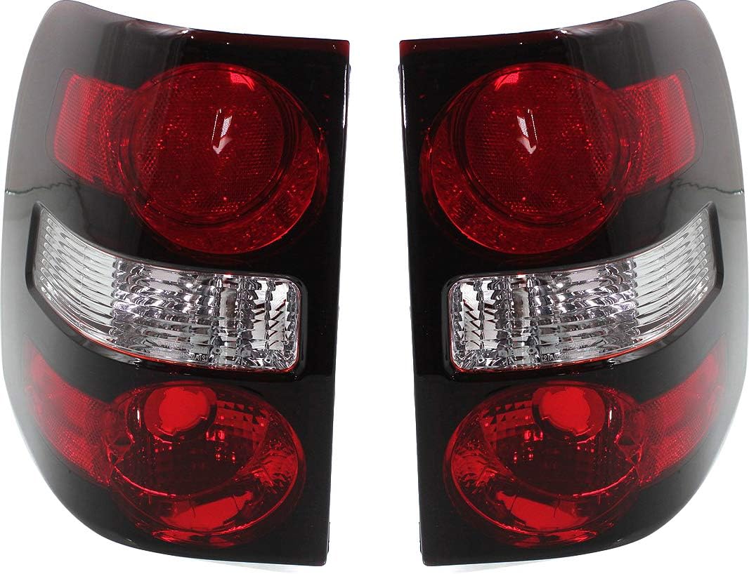 Set of 2 Tail Light Lens and Housing V89633