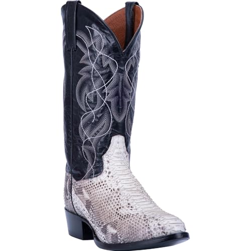 Men's Python Round Toe Western Boot D8553