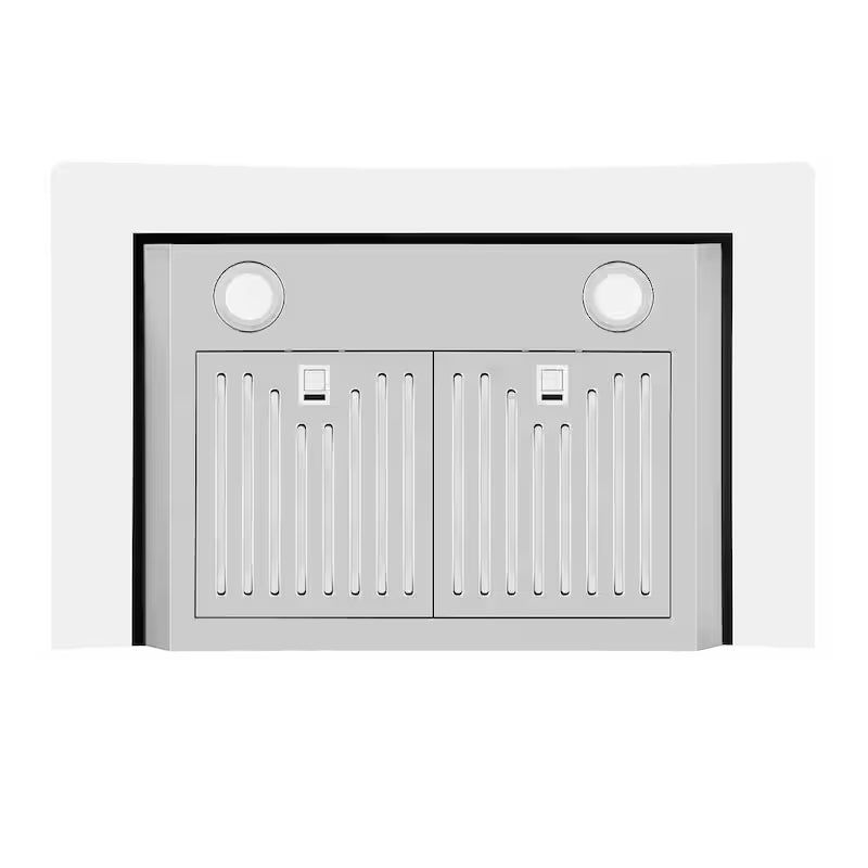 30 in. 400 CFM Stainless Steel Wall Mount Range Hood with Light B3869