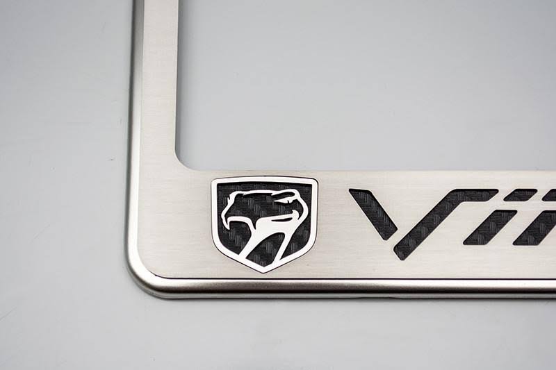 License Plate Frame CF Yellow H63437