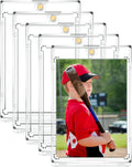 Acrylic Magnetic Card Holder 35 PT Clear Card Protectors Pack of 2 B90237