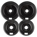Black Porcelain 4 Piece Drip Bowl V378