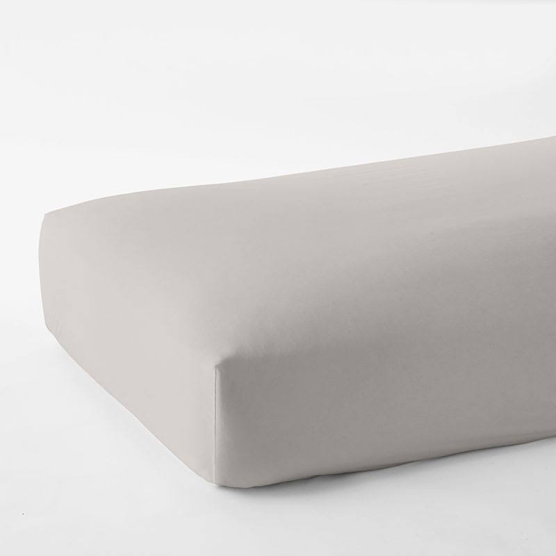 Supima Cotton Sateen Fitted Sheet, Sterling Gray, California King T22652