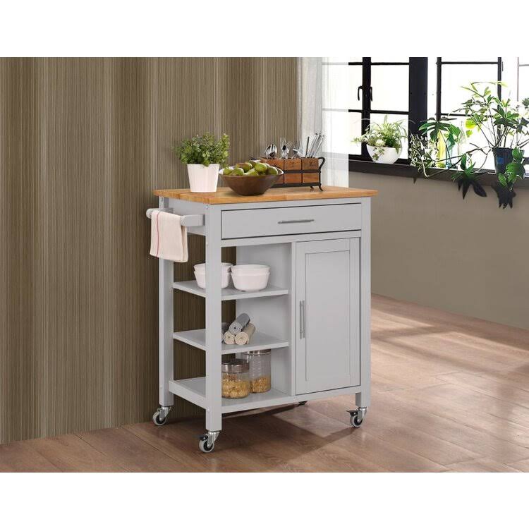 Black Kitchen Cart P1227