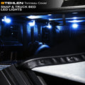 Hidden Snap Tonneau Cover with Truck Bed LED Lights V865283