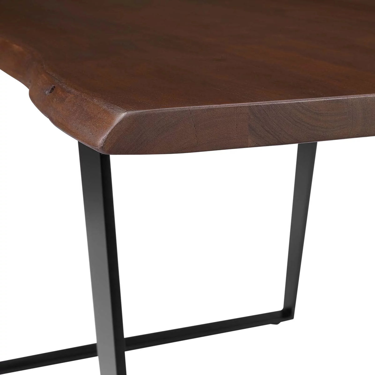 60" Live Edge Acacia Wood Dining Table M2306