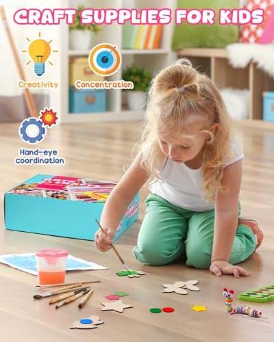 Arts and Crafts Kit 1600 Pieces DIY Craft Supplies U3771