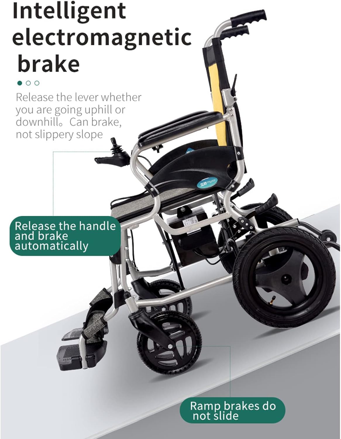 Lightweight Folding Electric Wheelchair Q404