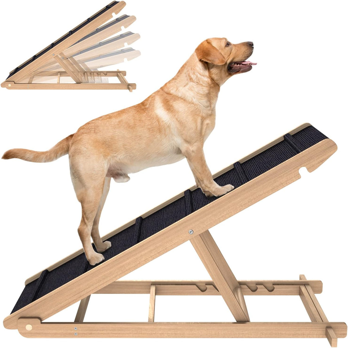 Adjustable Folding Pet Ramp with Non Slip Mat, 40" Long K82987