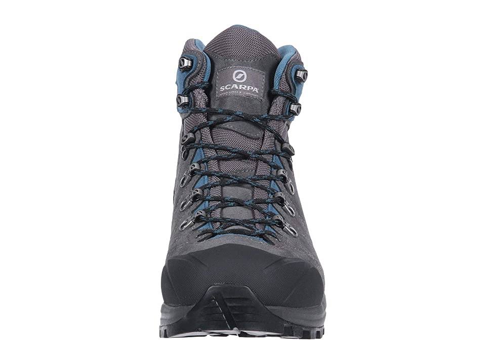 Wide Men's Shark Grey/Lake Blue Hiking Boots X7148