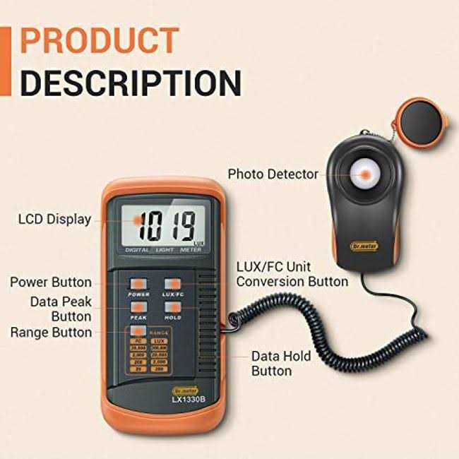 Digital Illuminance Light Meter G814918
