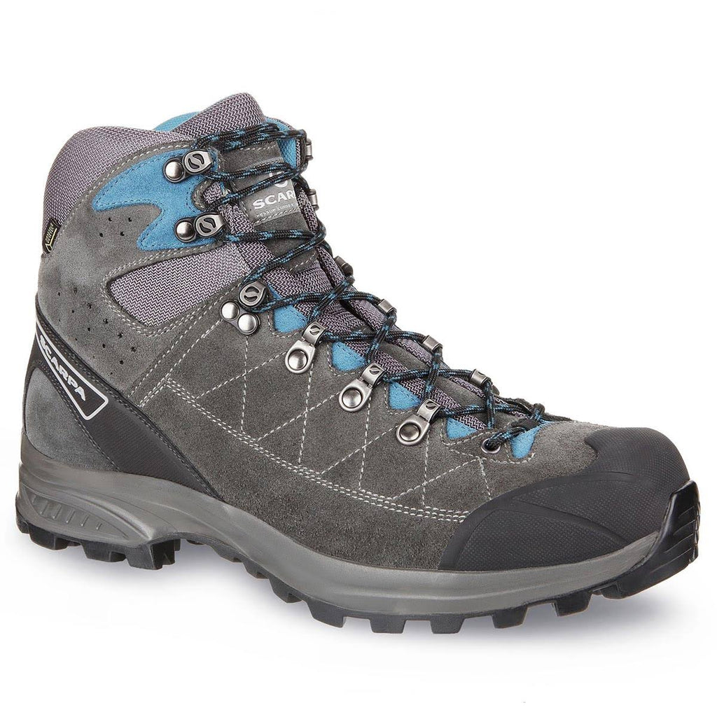 Wide Men's Shark Grey/Lake Blue Hiking Boots X7148